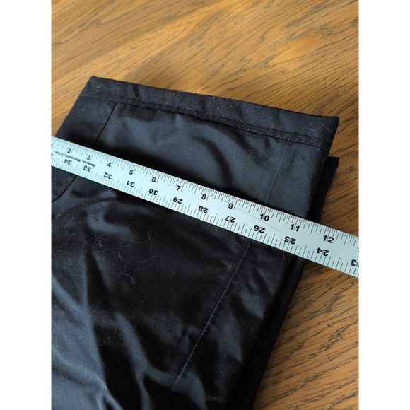 LANDS END WOMEN'S INSULATED SKI PANTS BLACK WATERPROOF SIZE 18 - Picture 7 of 12